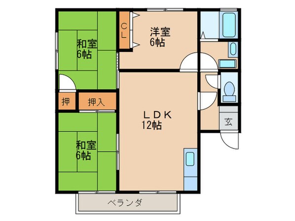 ドミールアカサカＢの物件間取画像